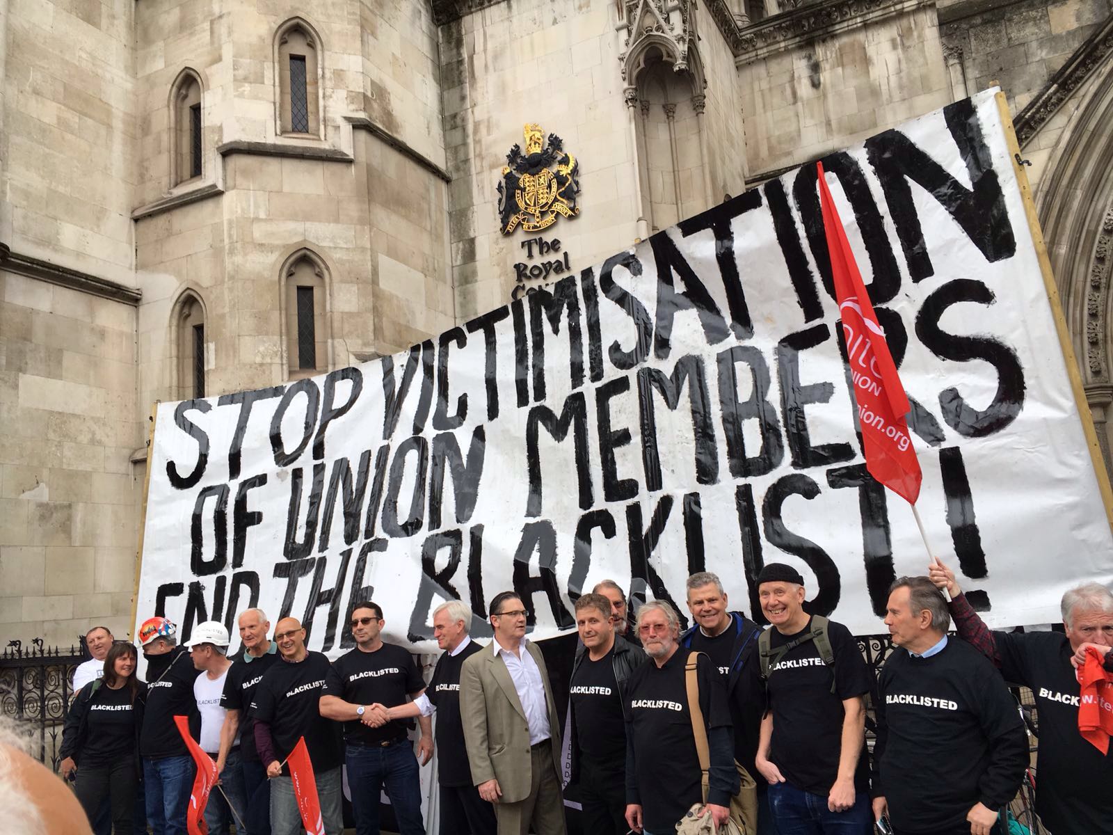 Unite Lobbies Parliament As Part Of Blacklisting Day Of Action